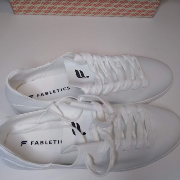 Fabletics White Lace Up Sneaker 8 - Picture 3 of 7
